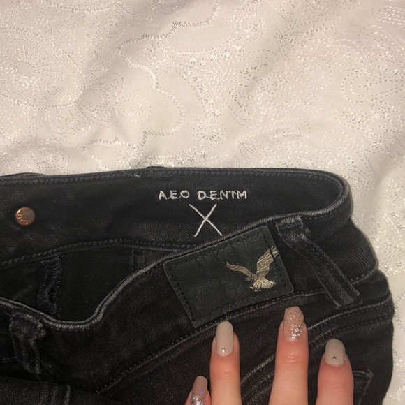 Super stretchy black ripped jeans American eagle - Picture 6 of 6